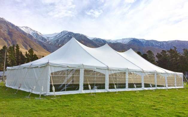 7x12m Heavy Duty Peg & Pole Tent