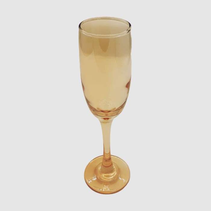 Champagne Glass-Amber