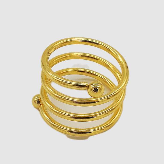 Spiral Napkin Ring- Gold