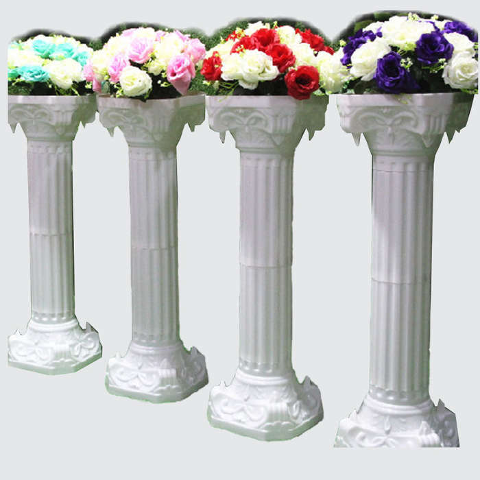 Roman Column In White H90cm