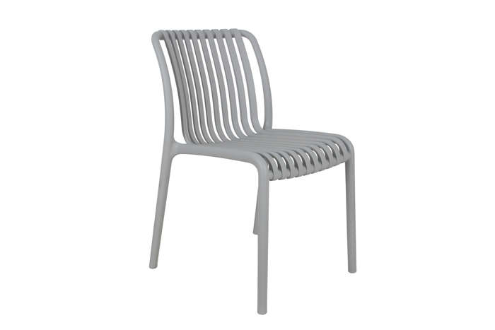 Florence Café Chair No Armrest-Grey Colour