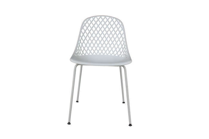 Venice Cafe Chair No Armrest-White Colour