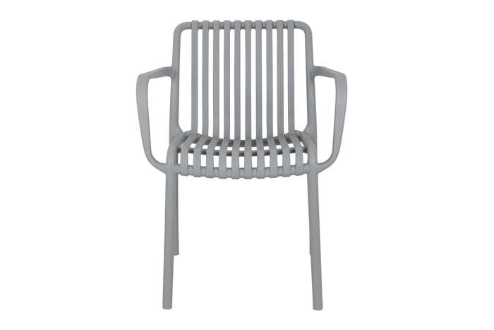 Florence Café Chair With Armrest-Black Colour