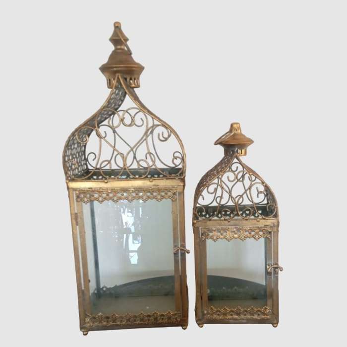 Vintage Lantern 2pc Set