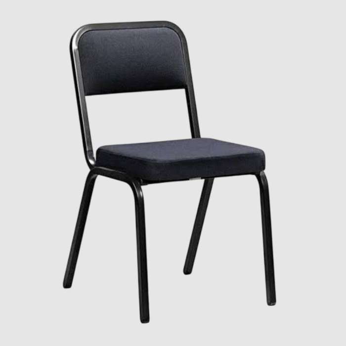 Rocking Banquet Chiar Black Frame & Black Fabric Finish