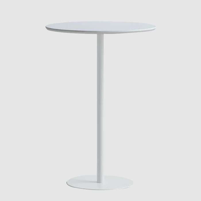 Outdoor Round Bar Table 60cm-White Colour