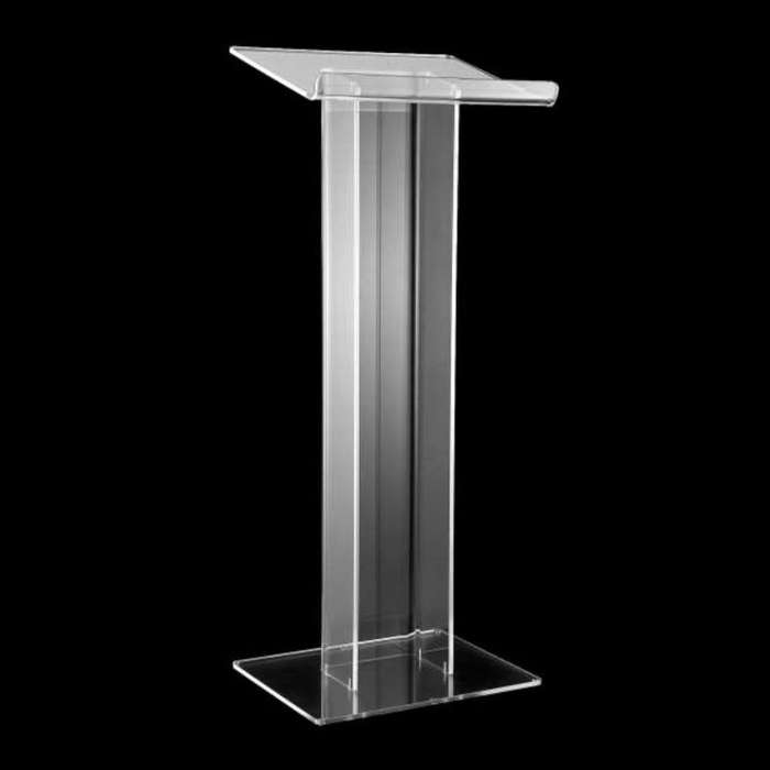 Premium Acrylic Podium with Closed Front Panel  1200mm Height