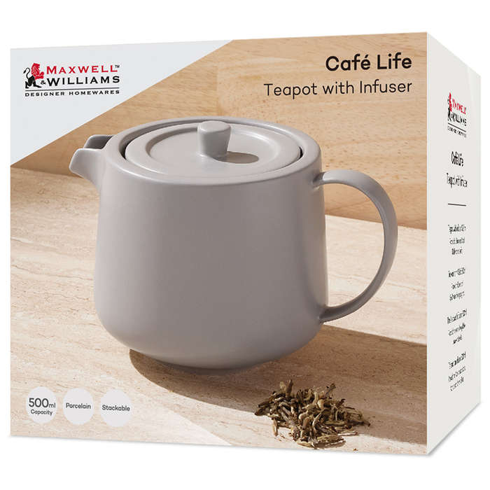 Cafe Life Teapot With Infuser, 1L