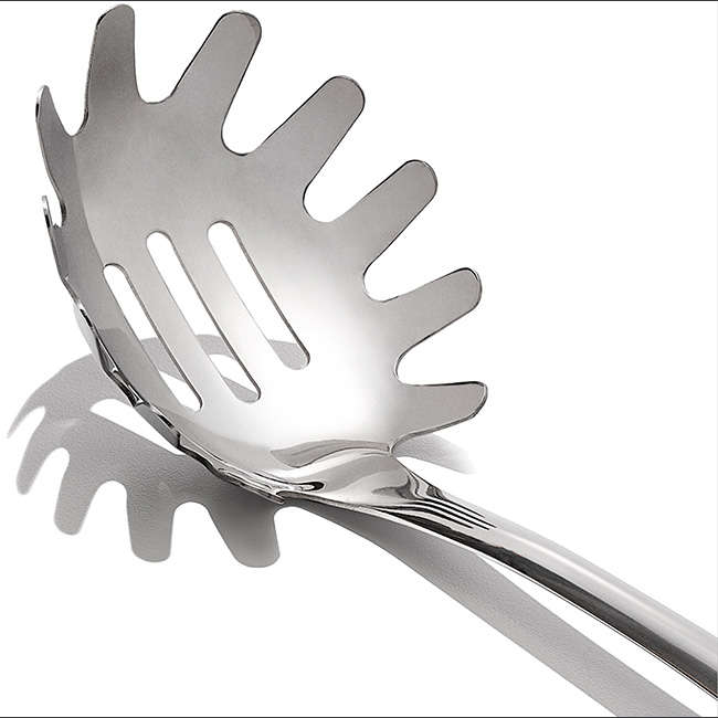 Stainless Steel Spaghetti Server With Non-Slip Touchpoint Grip