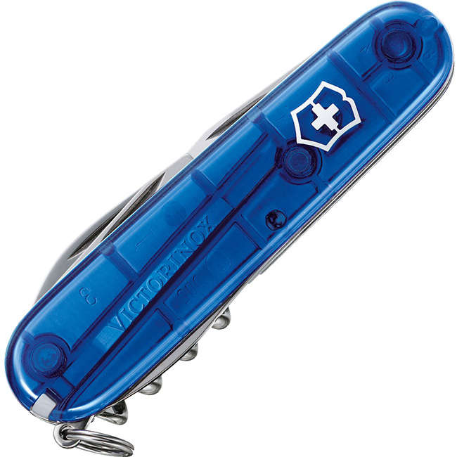 Spartan Pocket Knife, Transparent Blue