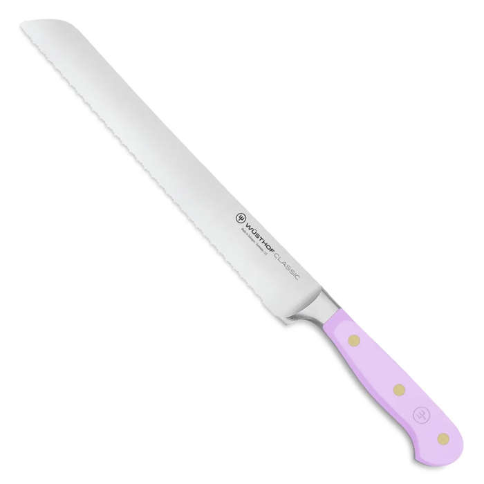 Classic Colours Double Serrated Bread Knife, 23cm