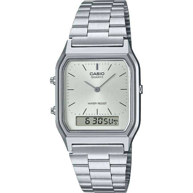 Retro AnaDigi Wrist Watch, AQ-230A