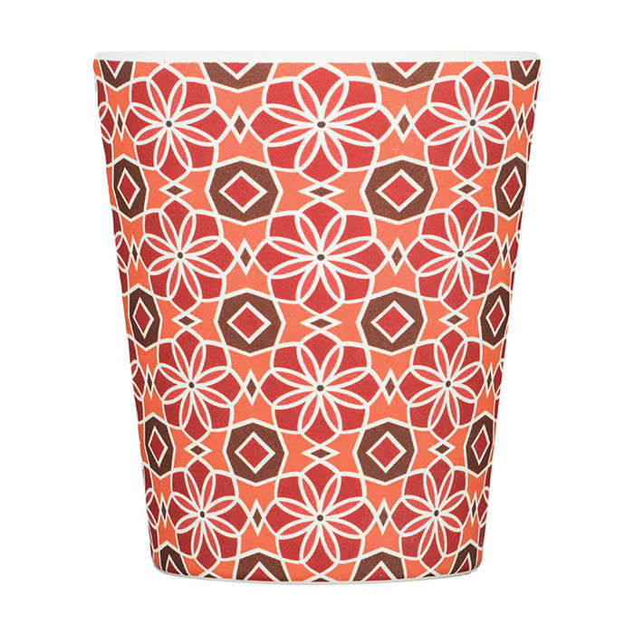 Patterns Natural Fibre Reusable Coffee Cup, 250ml