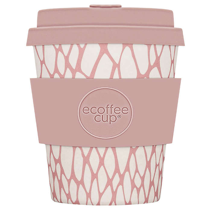 Patterns Natural Fibre Reusable Coffee Cup, 250ml