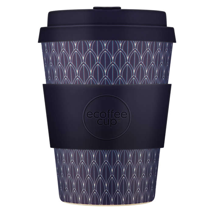 Patterns Natural Fibre Reusable Coffee Cup, 350ml