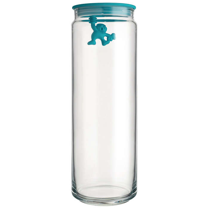 Gianni Glass Jar With Azure Lid