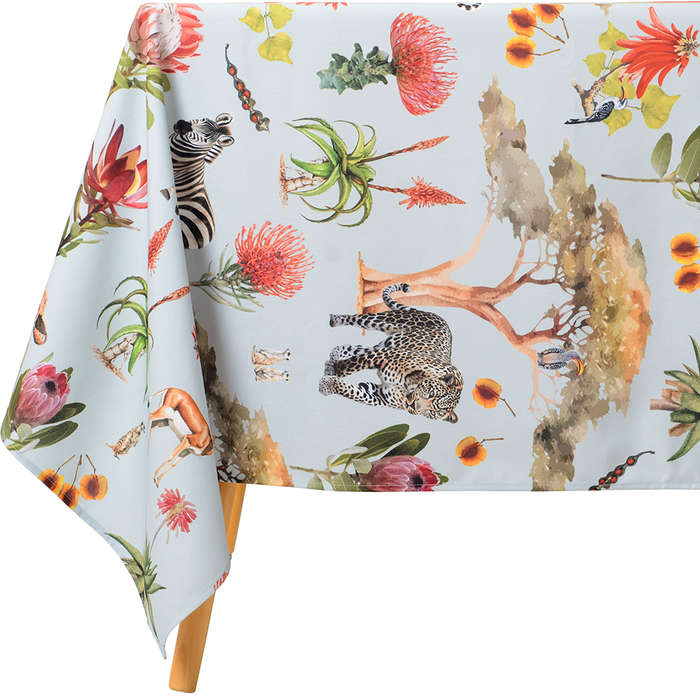 African Vibes Square Tablecloth, 6 Seater