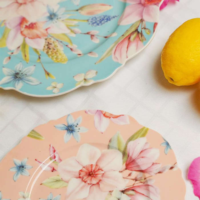 Jenna's Garden Oval Platter, 37cm