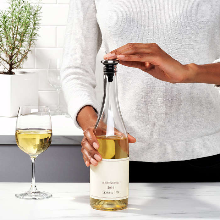 Steel Expanding Wine Stoppers, Set of 2