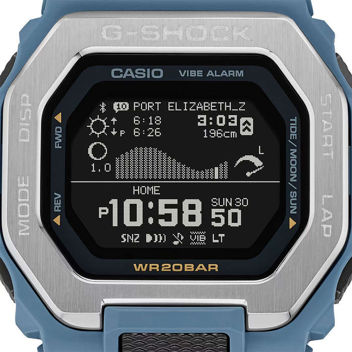 G-Shock G-Lide Men's 200m Bluetooth Digital Wrist Watch, GBX-100-2ADR