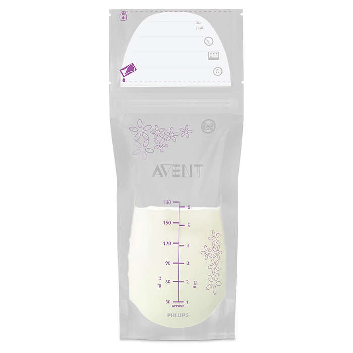 180ml Breast Milk Storage Bags, Pack Of 25