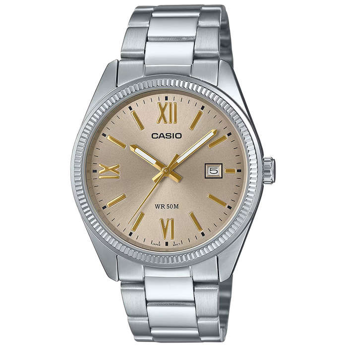 Standard Men's 50m Analogue Wrist Watch, MTP-1302DD