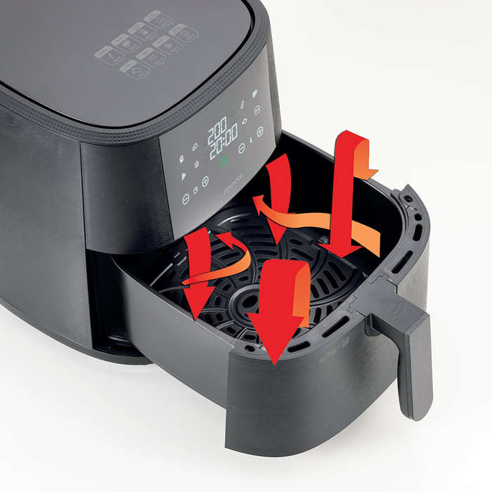 Digital Airfryer With Grill Function, 9L