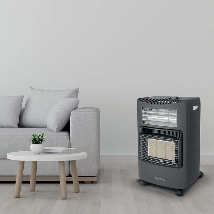 3 Panel Gas & Electric Heater, GHE30.000BK