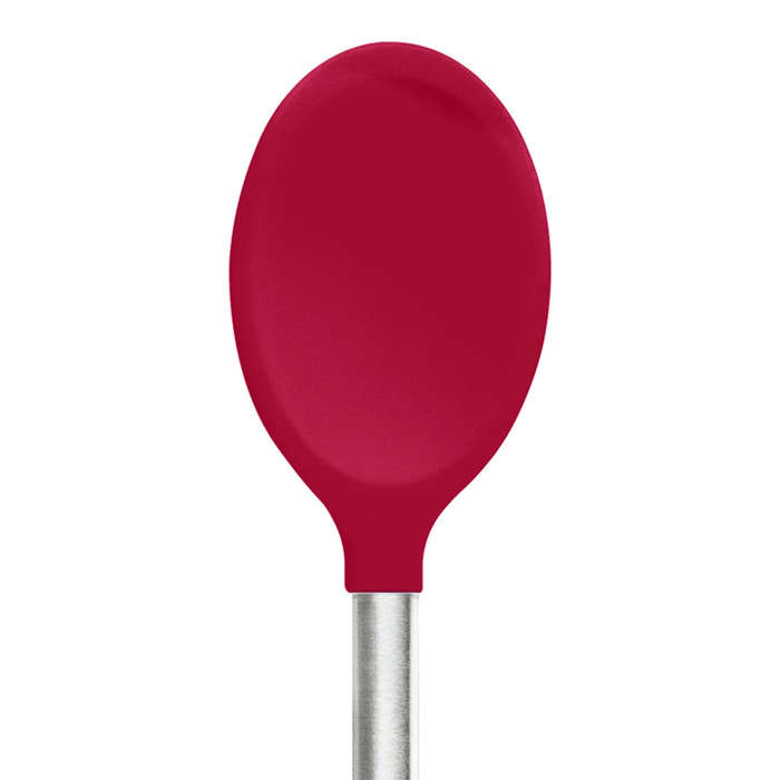 Silicone Mixing Spoon With Stainless Steel Handle