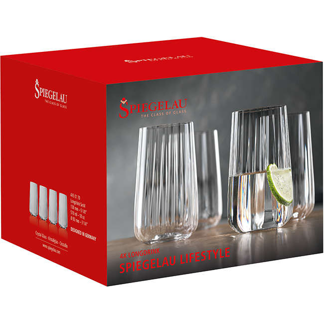 Lifestyle Hiball Glasses, Set Of 4