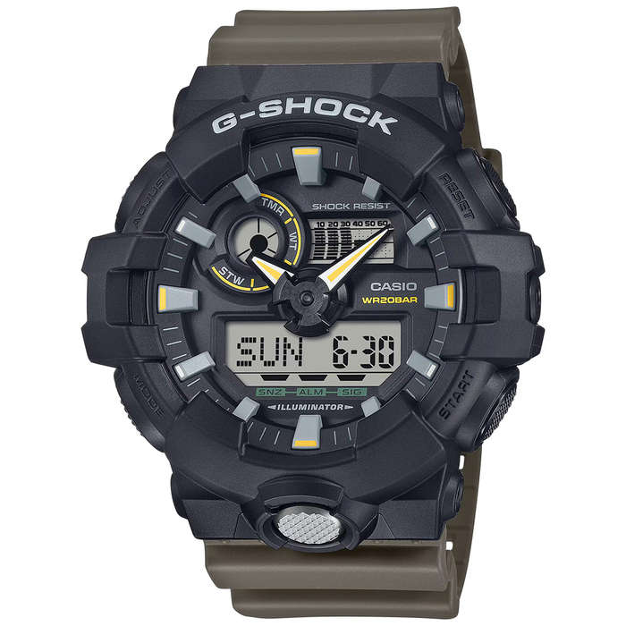 G-Shock 200m AnaDigi Wrist Watch, GA-710TU-1A3DR