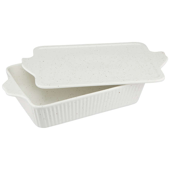 Speckle Rectangular Baker With Tray Lid, 35cm