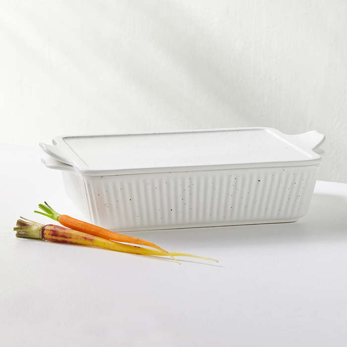 Speckle Rectangular Baker With Tray Lid, 35cm