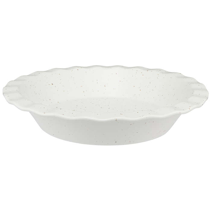 Speckle Fluted Pie Dish, 25cm