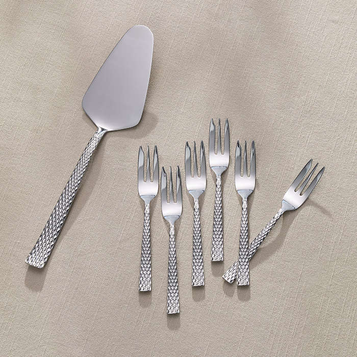 Diamonds Cake Fork & Server Set, 7pc