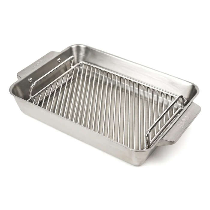 Stainless Steel Roasting Pan with Carving Board