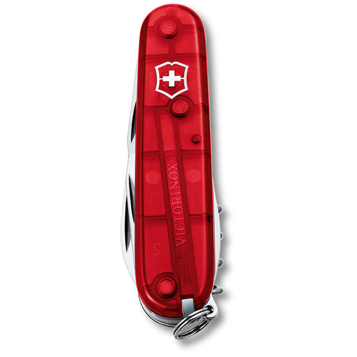 Spartan Pocket Knife, Transparent Red