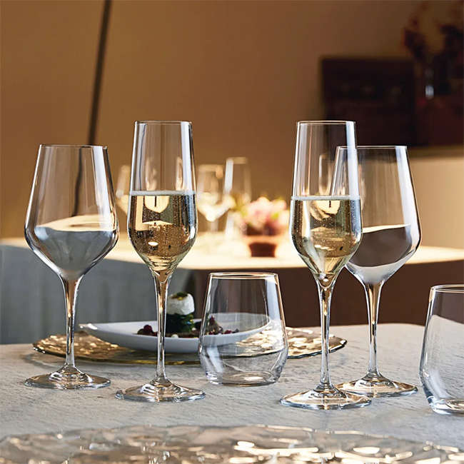 Electra Red Wine Glasses, Set of 6
