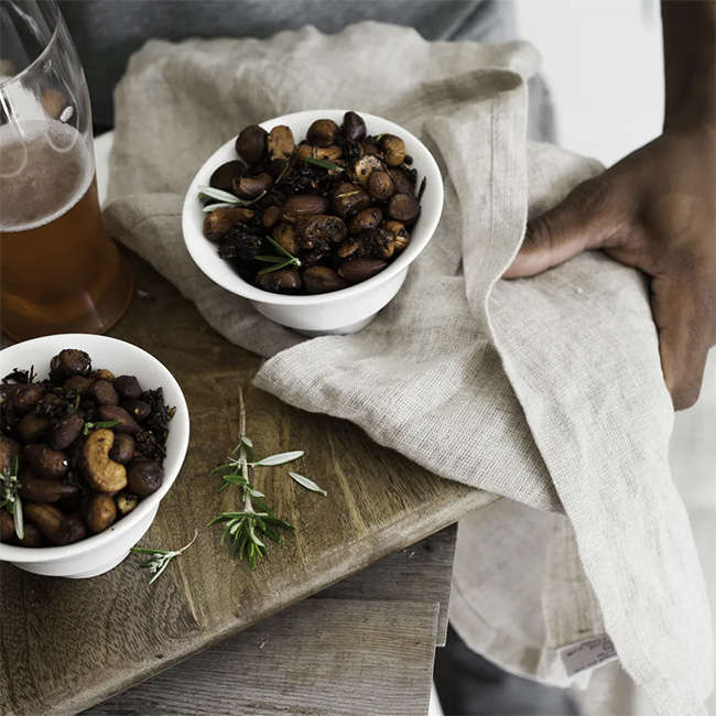 Natural Earth Stone Napkins, Set Of 6