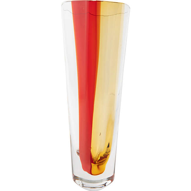 Sunrise Glass Vase, 34cm
