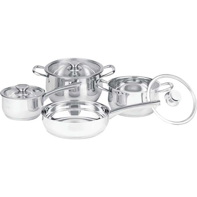 Master Chef Stainless Steel Cookware Set, 7pc