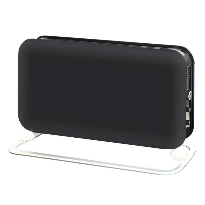 Instant LED Portable Black Electric Heater