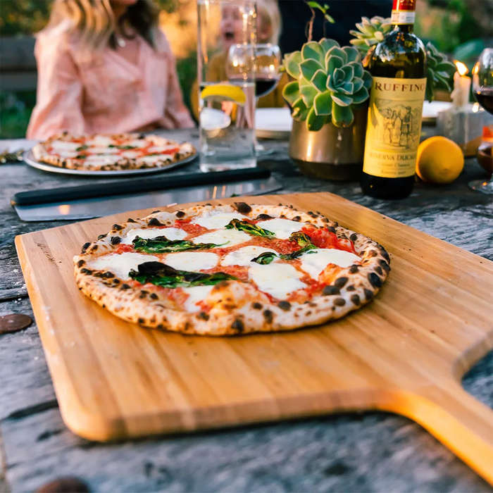 Bamboo Pizza Peel & Serving Board, 30cm