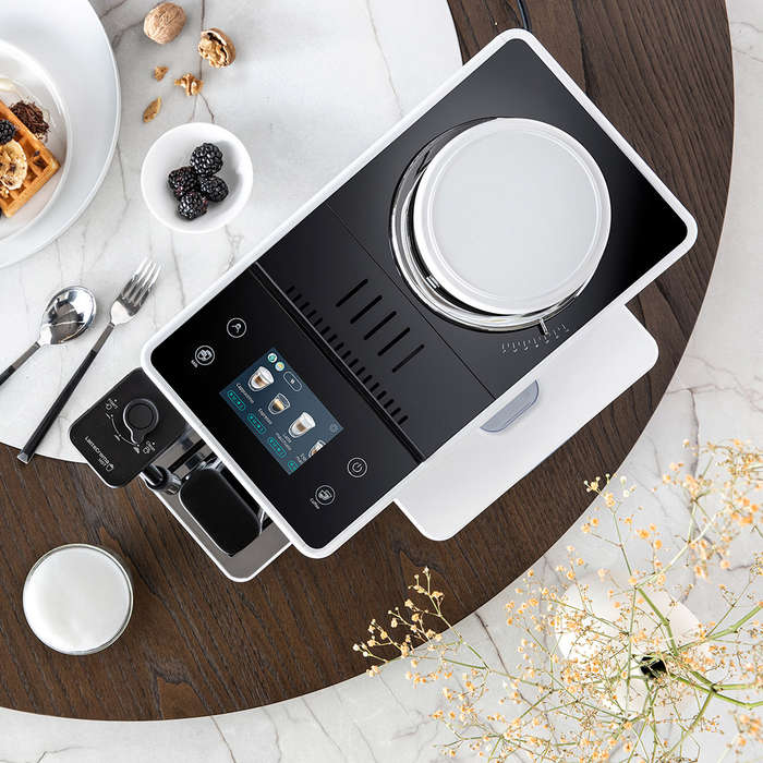 Rivelia Bean To Cup Fully Automatic Arctic White Coffee Machine