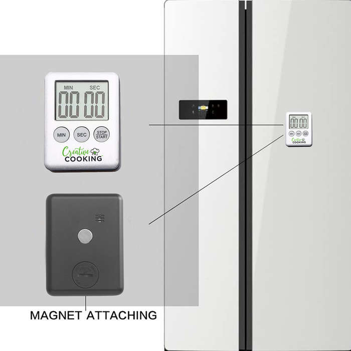 Digital Magnetic Kitchen Timer
