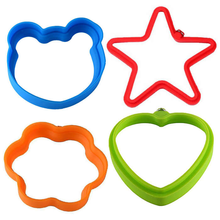 Silicone Egg Rings, Set of 4