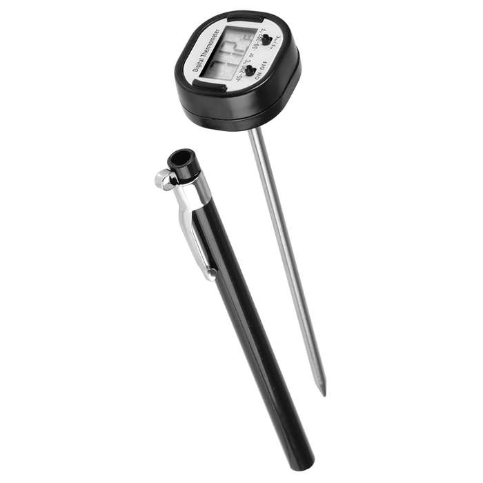 Digital Food Thermometer With Clip Case