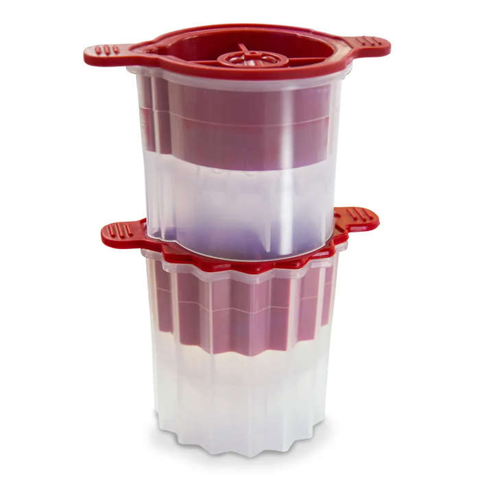 Dots & Stripes Festive Ornament Ice Moulds, Set of 2