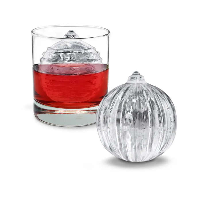 Dots & Stripes Festive Ornament Ice Moulds, Set of 2
