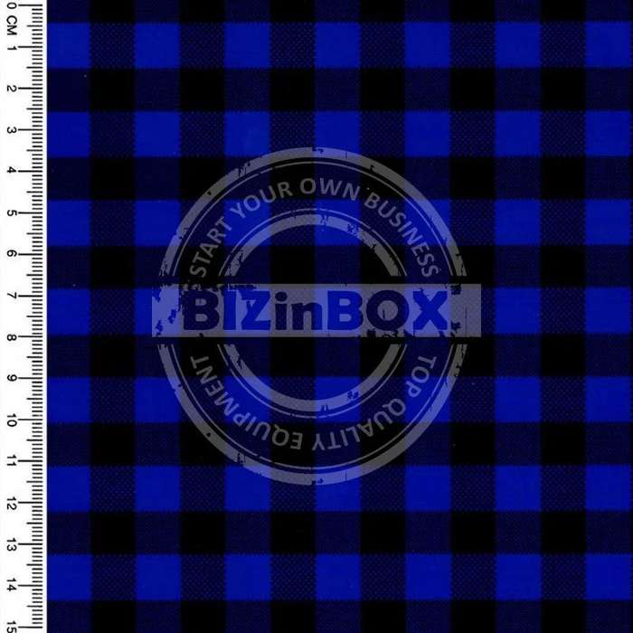 Blue Plaid - HTV - Pattern - Gingham